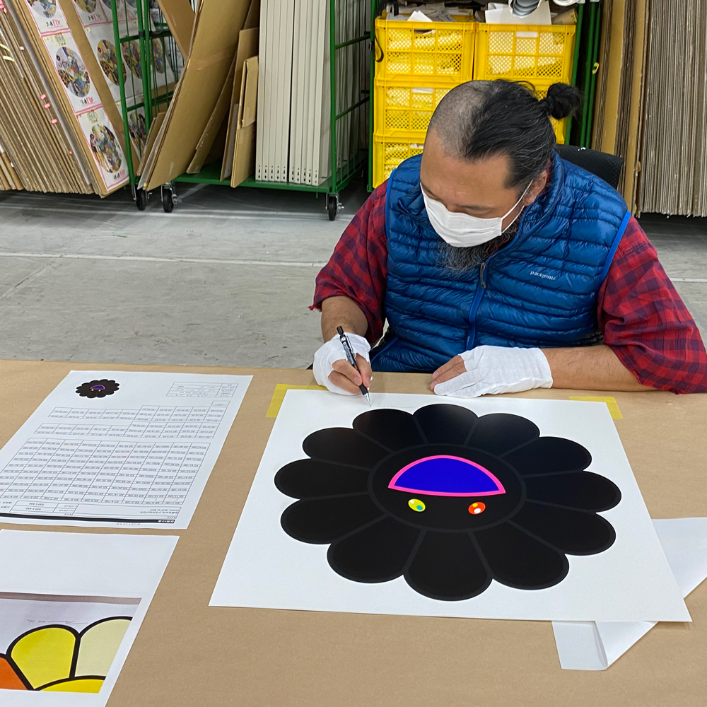 WEBショップにて村上隆の新作お花版画を販売いたします | Zingaro official Web