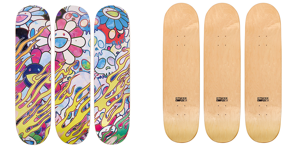 村上隆 Flower Skateboard Deck 5枚 Set