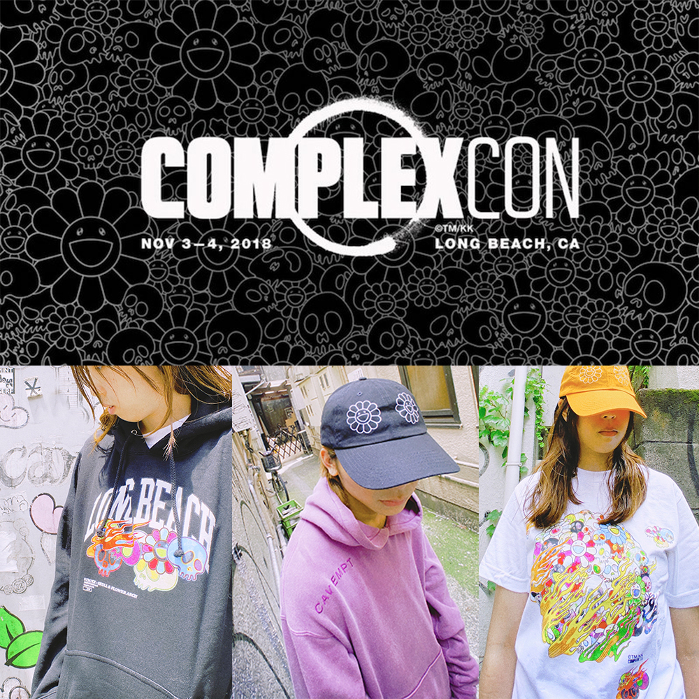 COMPLEXCON2017 Flower ロングビーチ 村上隆 XL 白