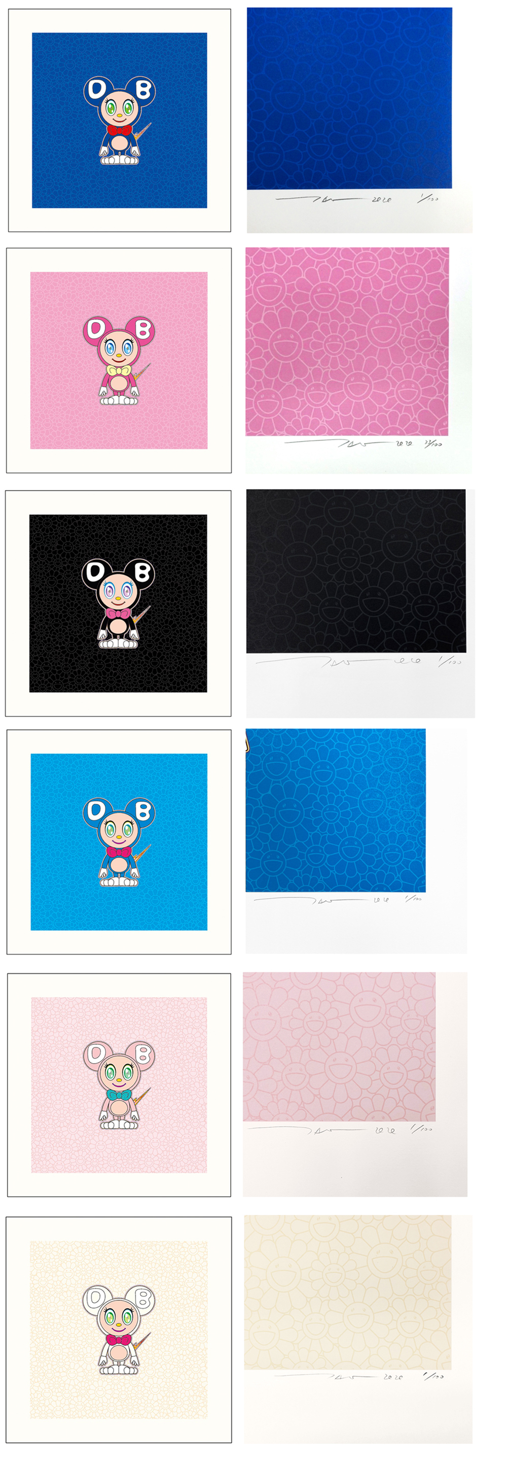 WEBショップにて村上隆の新作版画6種を販売いたします。 | Zingaro ...
