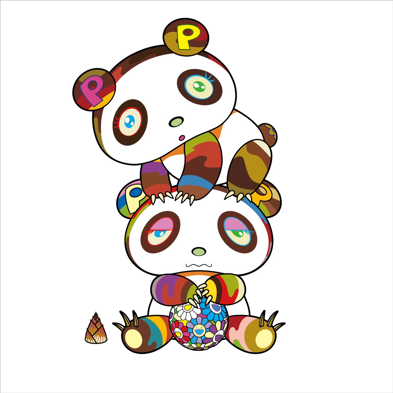 8月31日(火)10時より、WEBショップにて村上隆の新作パンダ版画 