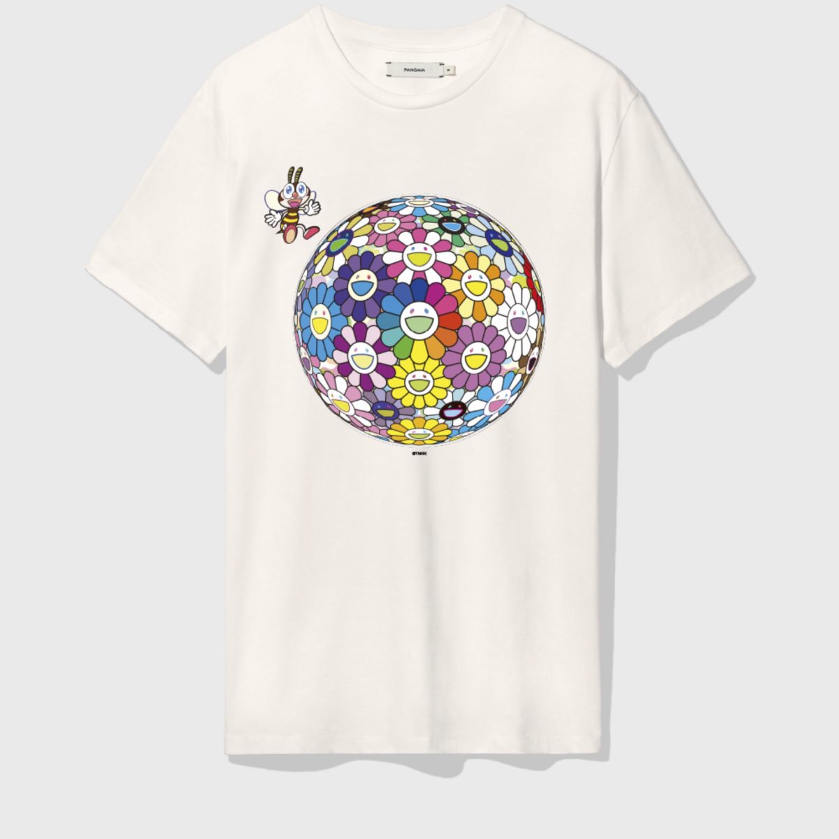 PANGAIA × TAKASHI MURAKAMI For MoMA Flower T-Shirt Off White(5月 