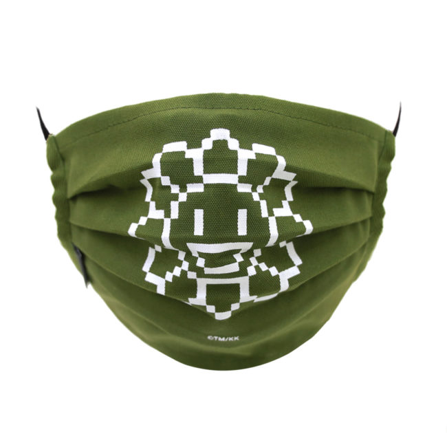 M.F Flower Mask / Moss Green (WH)  (5月上旬頃発送)