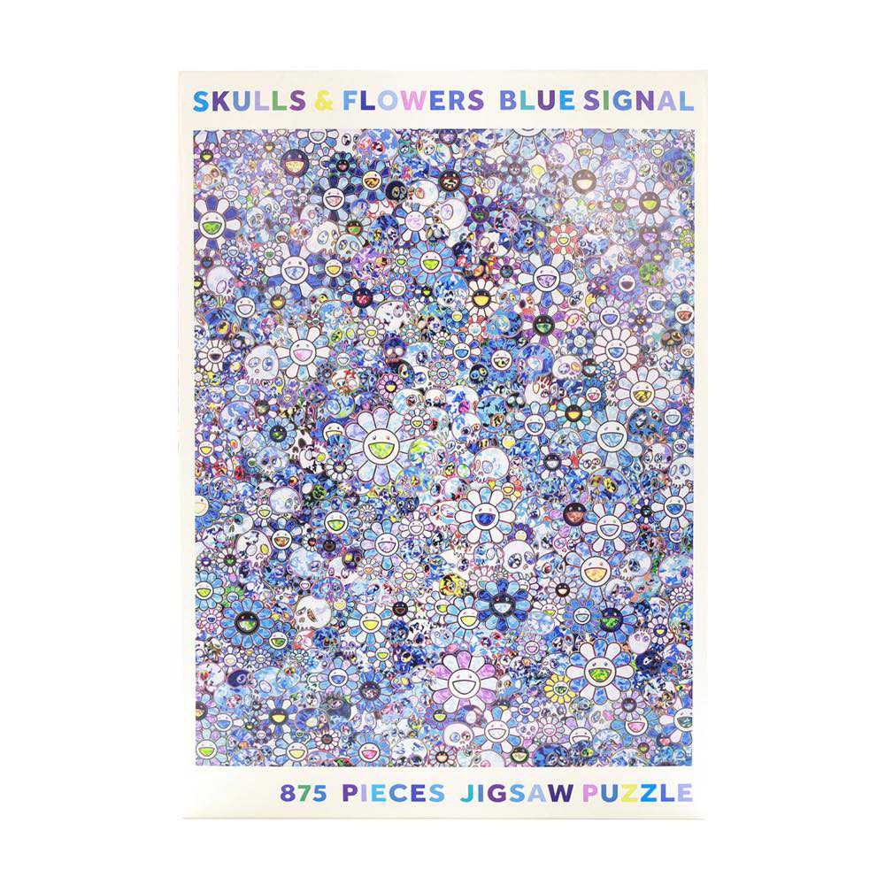 Jigsaw Puzzle / SKULLS & FLOWERS BLUE SIGNAL | Zingaro official Web