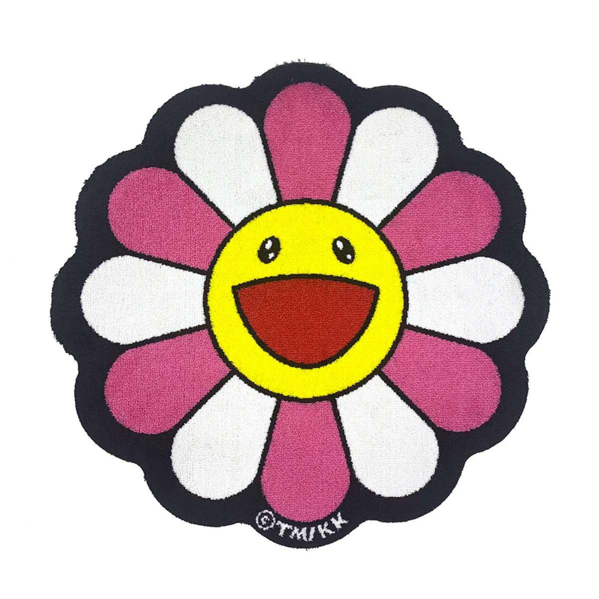 Flower Floor Mat / Pink × White | Zingaro official Web
