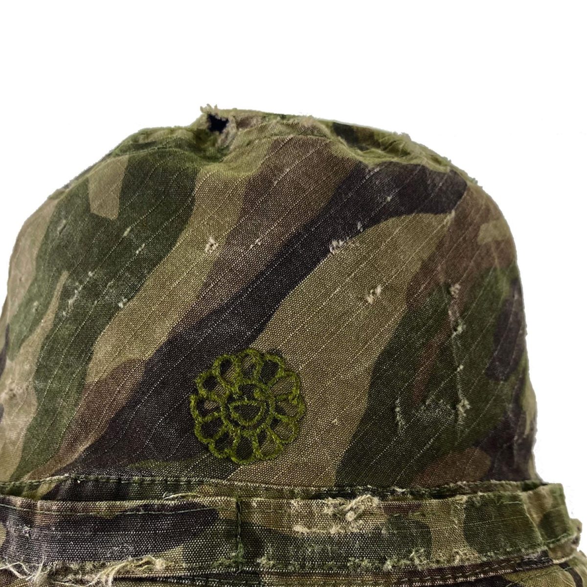 Camouflage Damage Bucket Hat / Khaki | Zingaro official Web