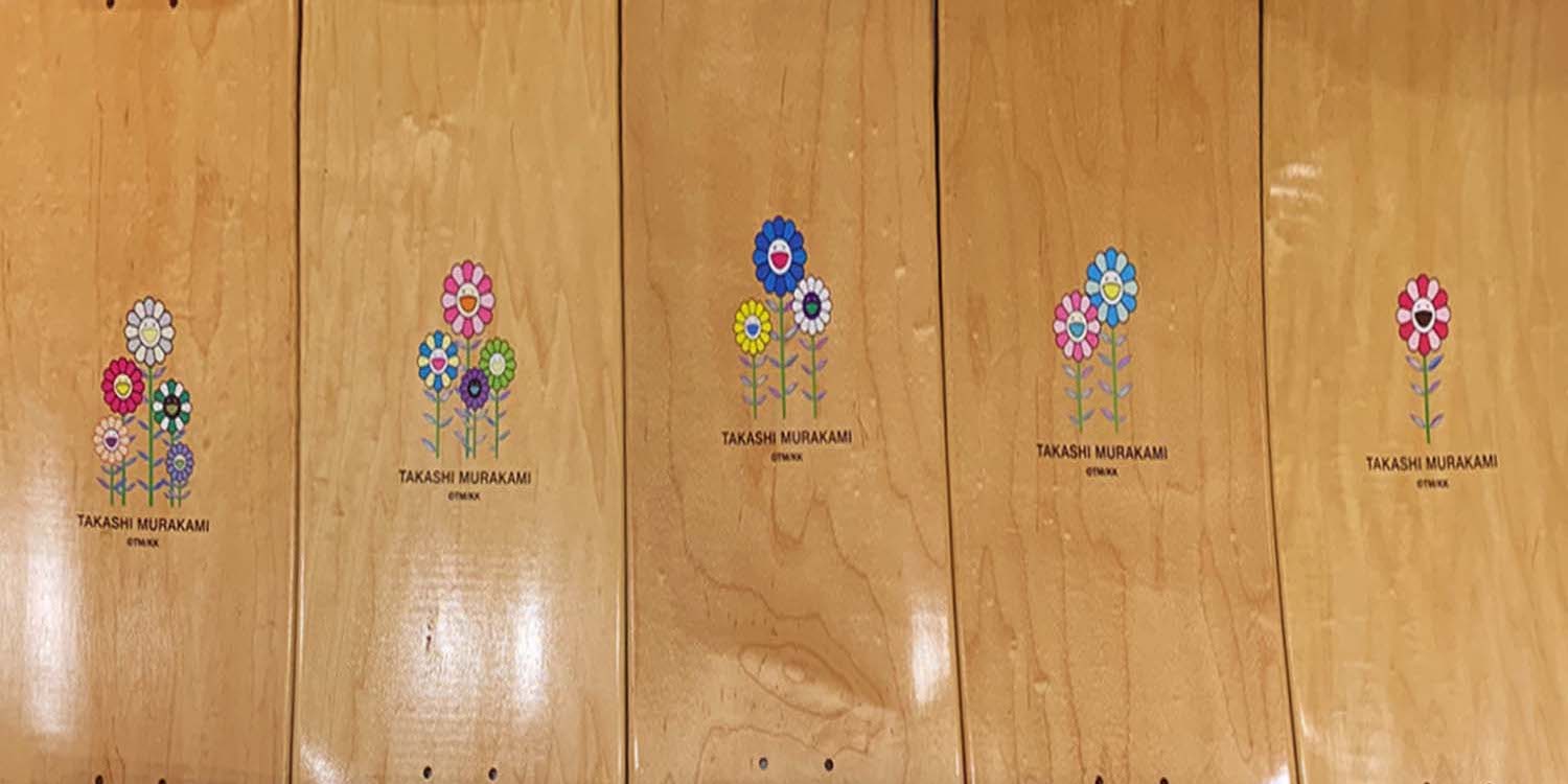 7月17日(土)よりWEBショップにて、Flower Skateboard Deck Setを販売 
