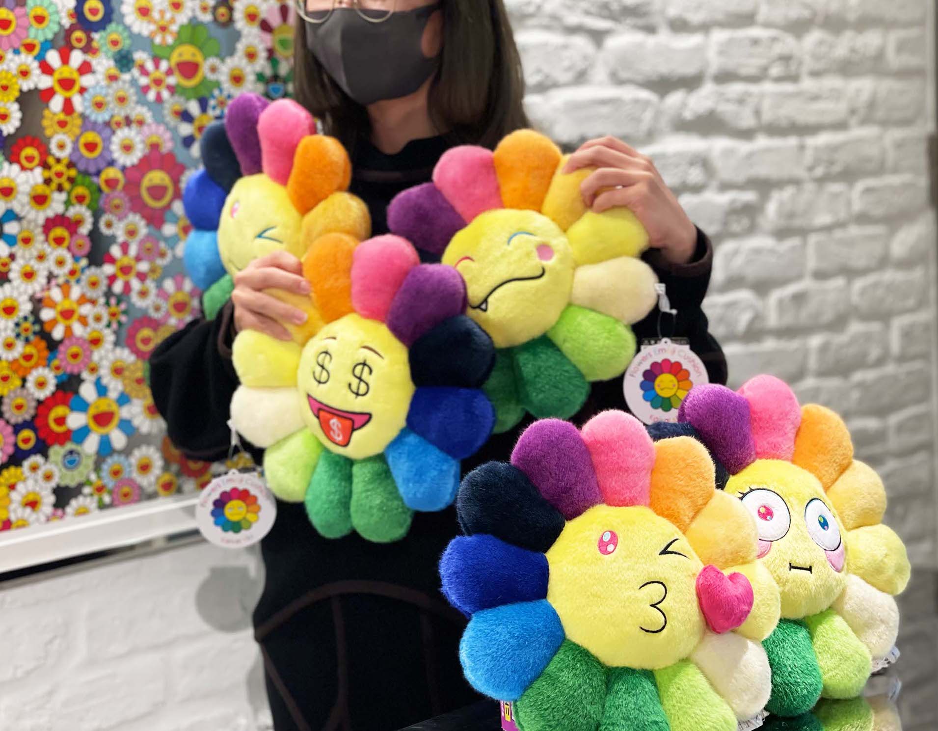 村上隆 flower emoji cushion 30cm ③ クッション www.krzysztofbialy.com