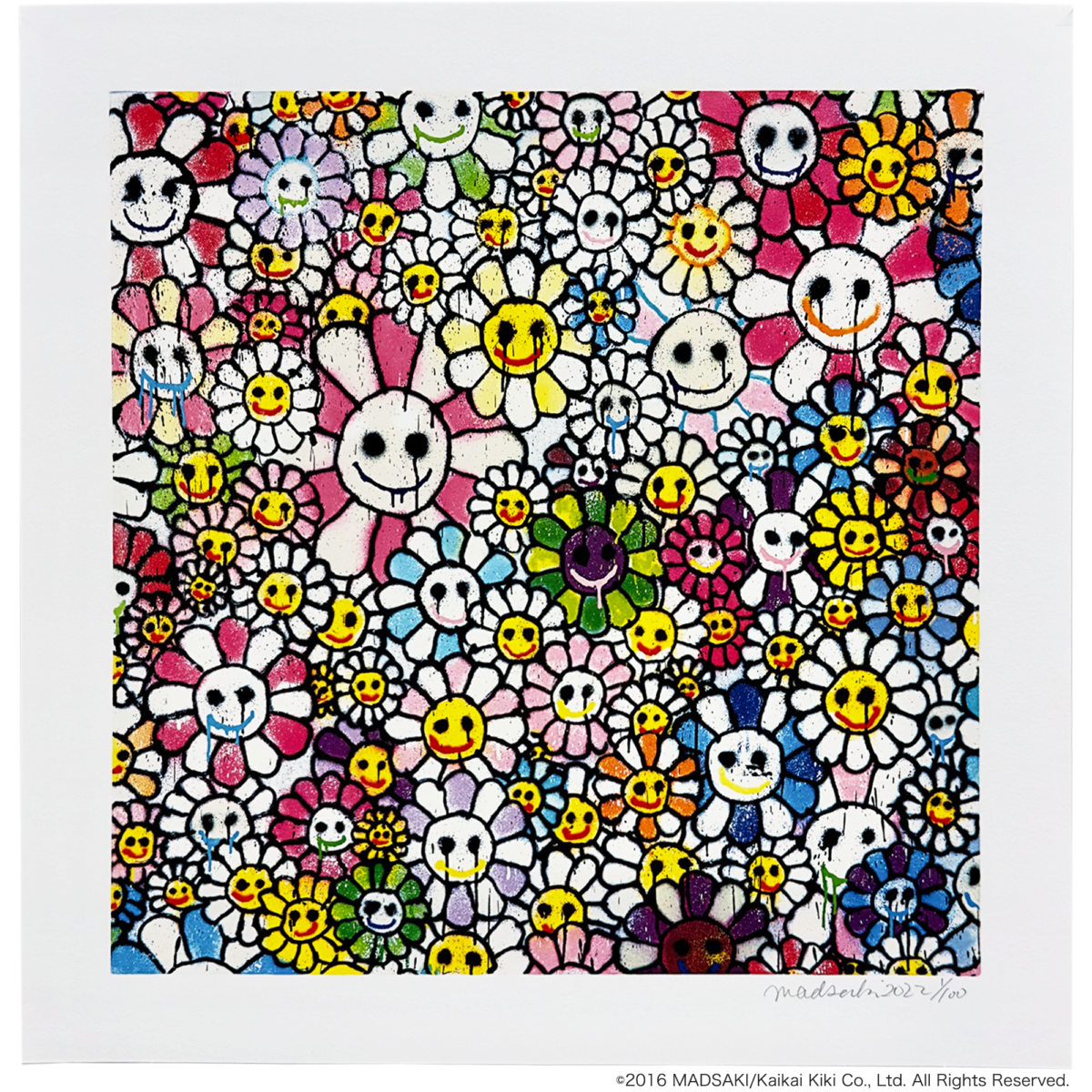 Homage to Takashi Murakami Flowers 3 P