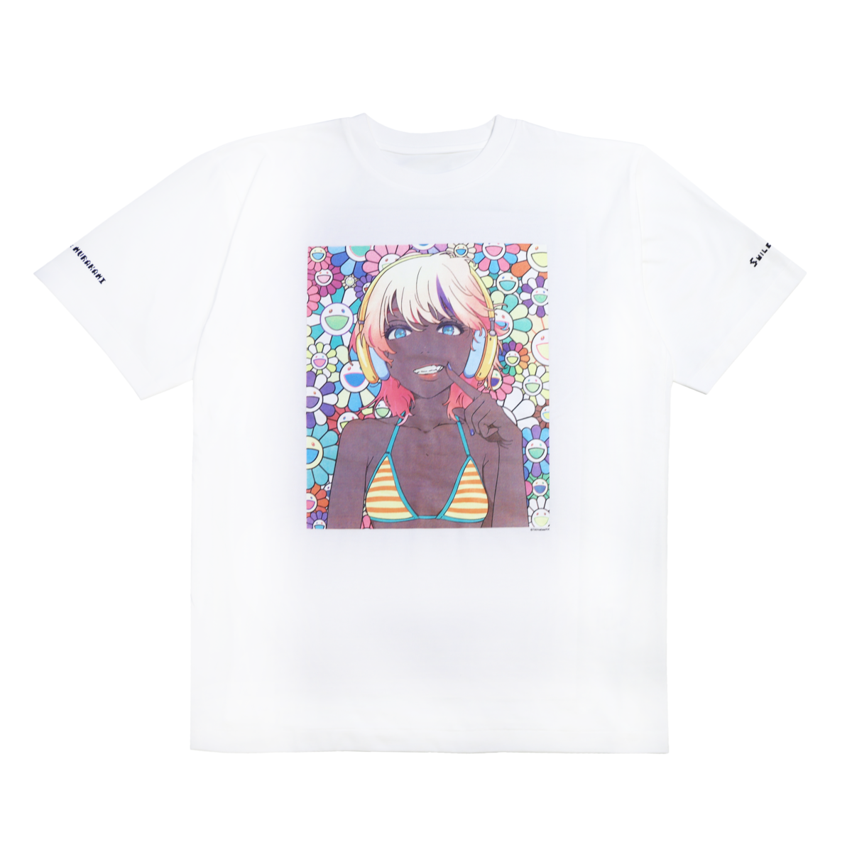 mebae×murakami_smile 03 S/S Tee “White”(7月中旬頃より順次発送