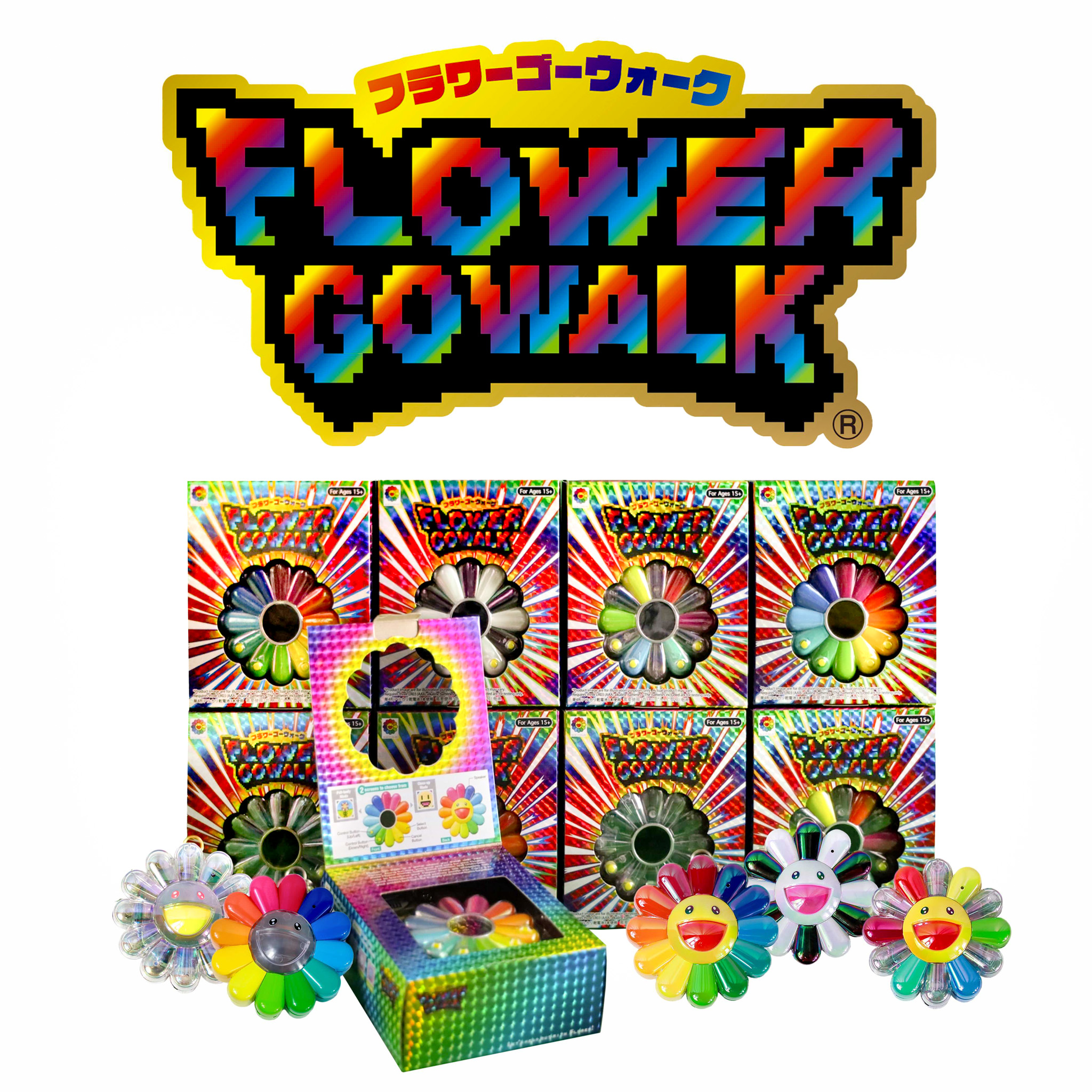 11月24日(金)12時より特設サイトにて、 村上隆新作ゲーム「FLOWER GO