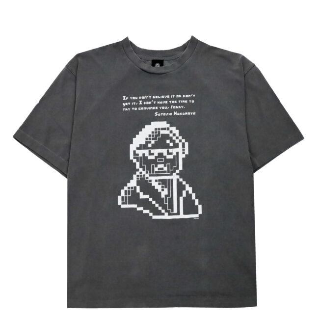 Satoshi Nakamoto T-Shirt / Vintage Black
