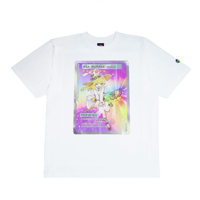 Murakami.Flowers Collectible Trading Card T-Shirt ASA_BORAKE-chang /White
