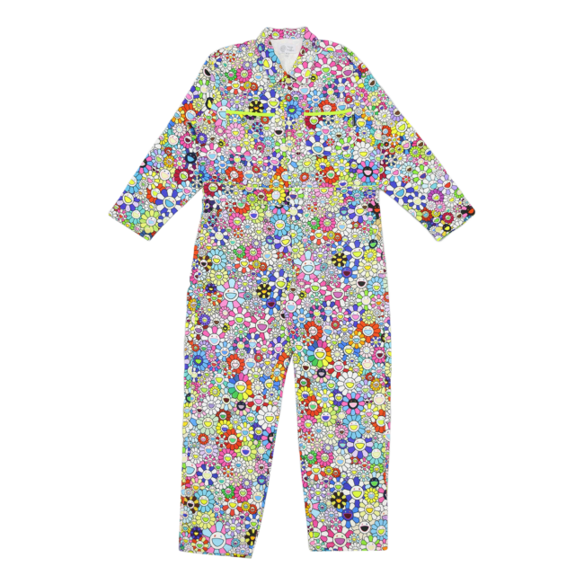 Multi-color Flowers Cotton Jumpsuit