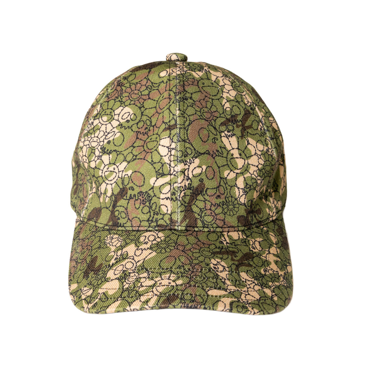 高評価レビュー Skulls and Flowers Camouflage Green(7月上旬頃より Khaki Cap アクセサリー
