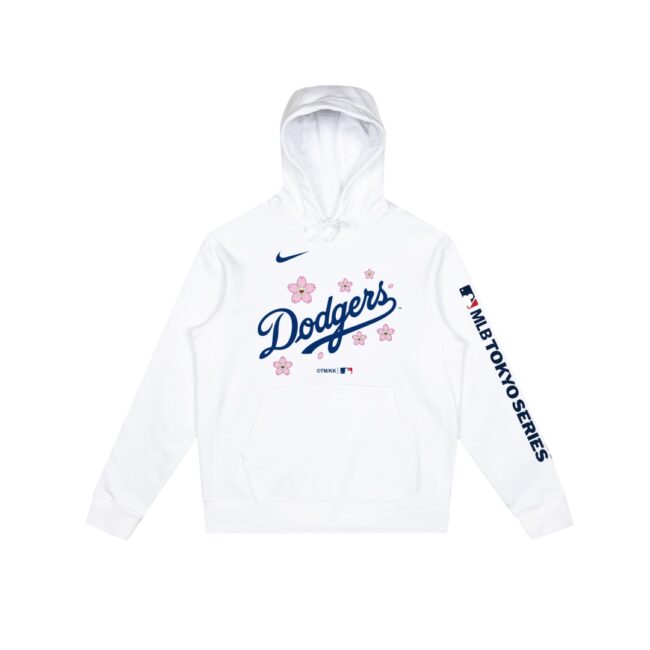 Takashi Murakami + MLB World Tour Tokyo Series 2025 Dodgers Hoodie WHITE(8月中旬より順次発送)