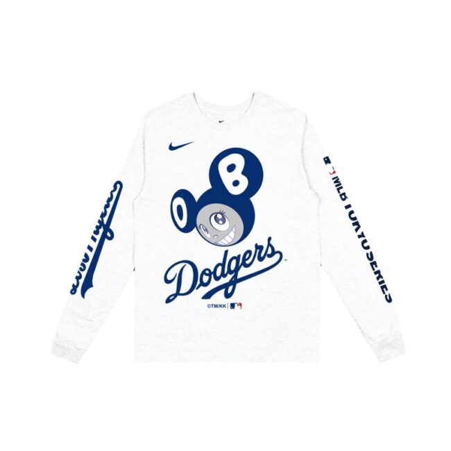 Takashi Murakami + MLB World Tour Tokyo Series 2025 Dodgers LS Tee WHITE(8月中旬より順次発送)