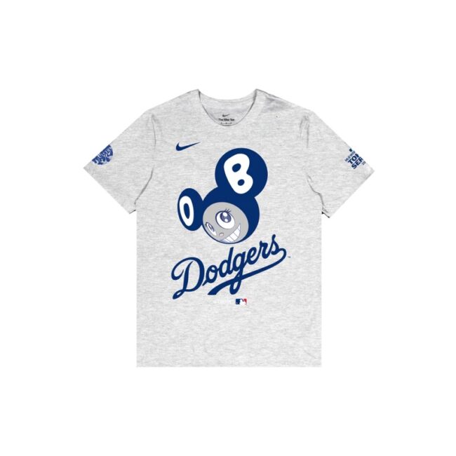 Takashi Murakami + MLB World Tour Tokyo Series 2025 Dodgers SS Tee GREY(8月中旬より順次発送)