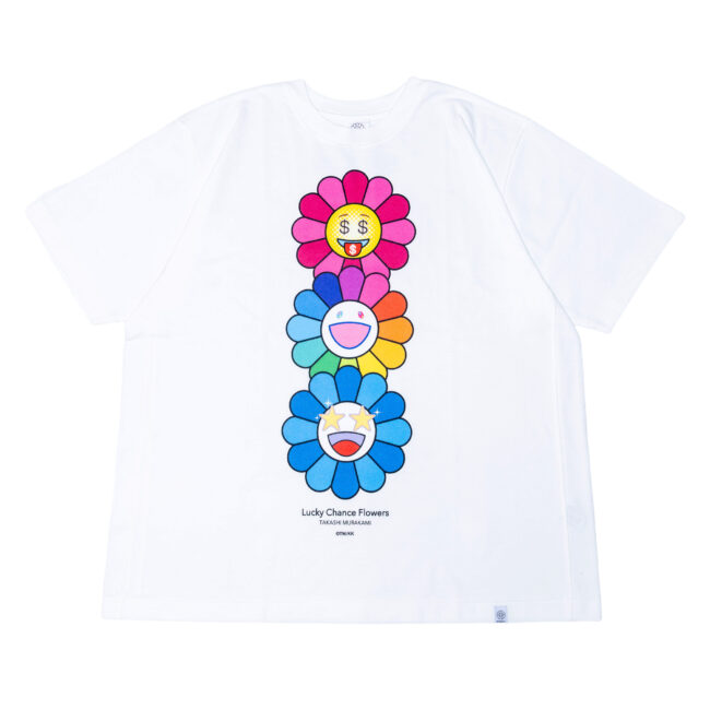 ”Lucky Chance Flowers” T-shirt White (8月上旬頃より順次発送)