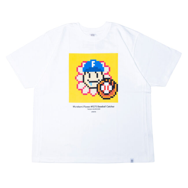 ”Murakami.Flower #9275 Baseball Catcher” T-shirt (8月上旬頃より順次発送)