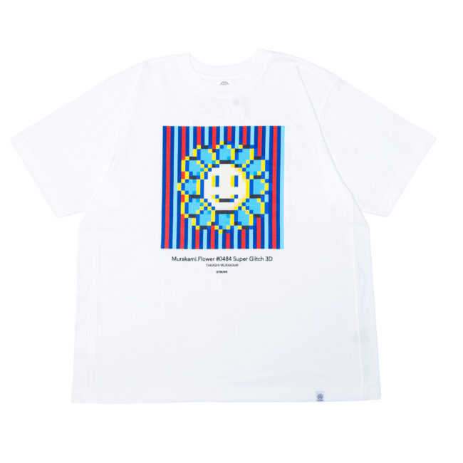 “Murakami.Flower #0484 Super Glitch 3D” T-shirt (8月上旬頃より順次発送)