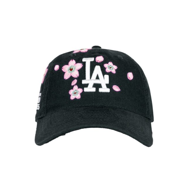 Takashi Murakami + MLB World Tour Tokyo Series 2025 New Era 9Twenty Dodgers Strapback Hat BLACK(8月中旬より順次発送)
