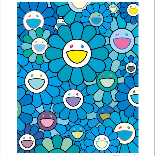 花好財旺 ラピスラズリブルー <br>/ Flowers and Prosperity Lapis Lazuli Blue